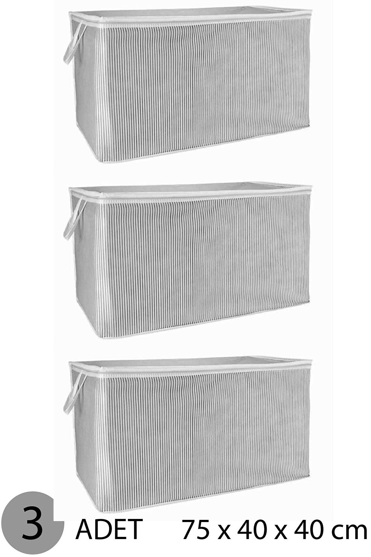 YASTIK HURCU MAXİ HURÇ 75x40x40 cm GRİ - 3 ADET