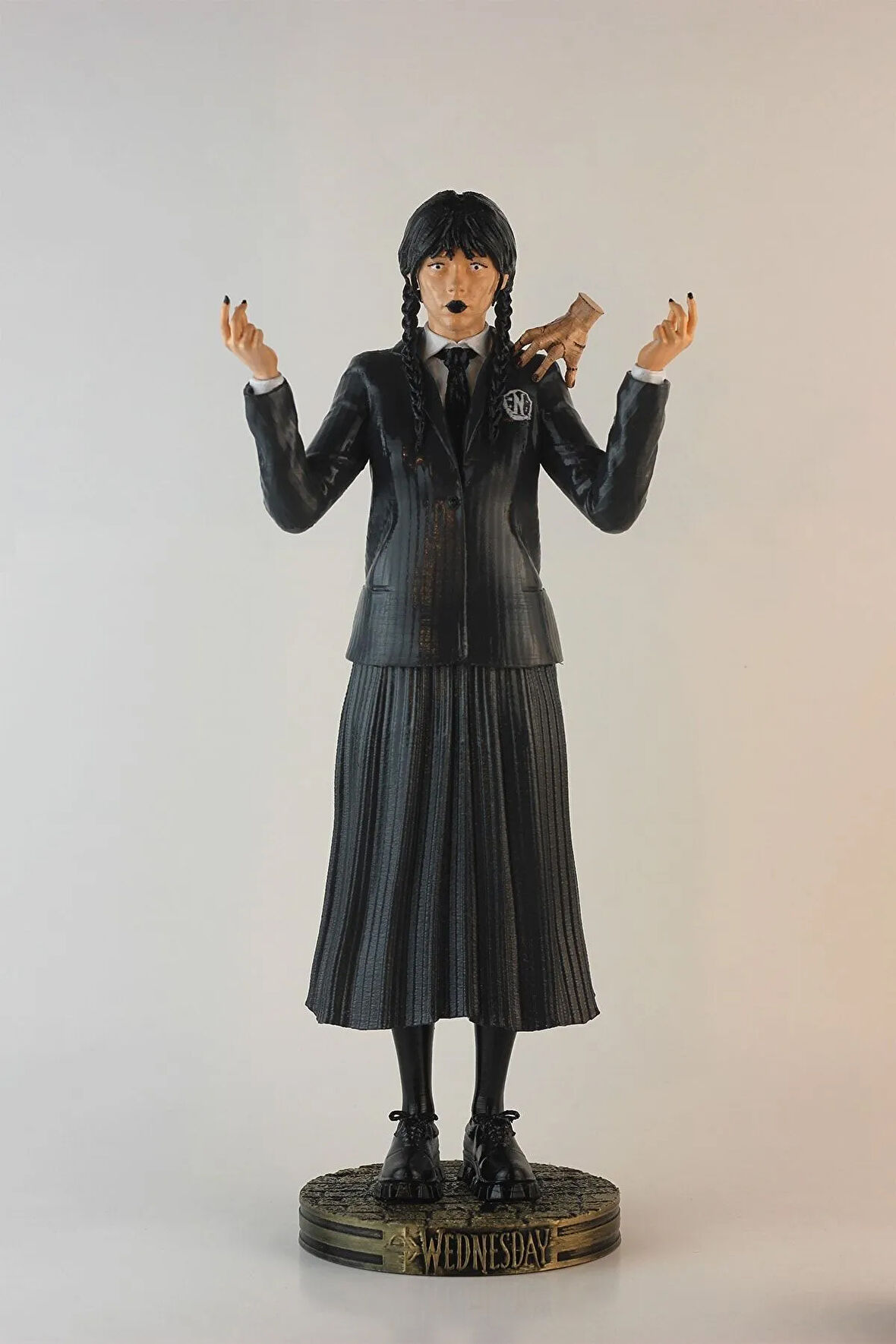 Wednesday Figürü Addams Family Jenna Ortega Wednesday Hediyelik Kişiye Özel 39 Cm