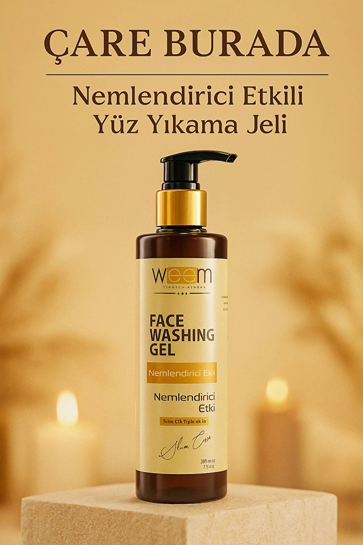 Weem - Nemlendirici Etkili Yüz Yıkama Jeli 225 Ml