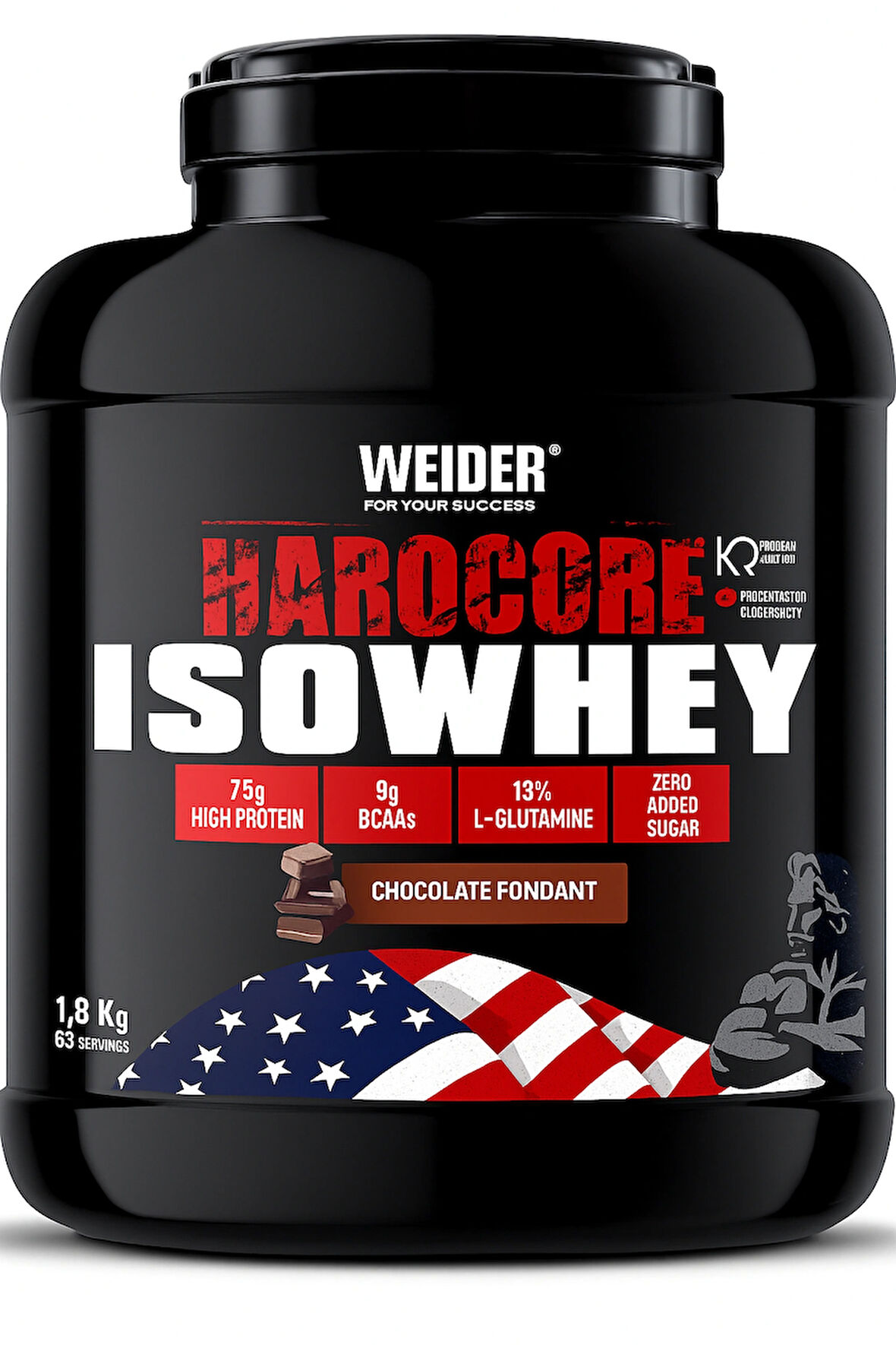 Weider Hardcore İsoWhey(İzole) Protein Tozu (Digestive Enzymes) 1.8 Kg
