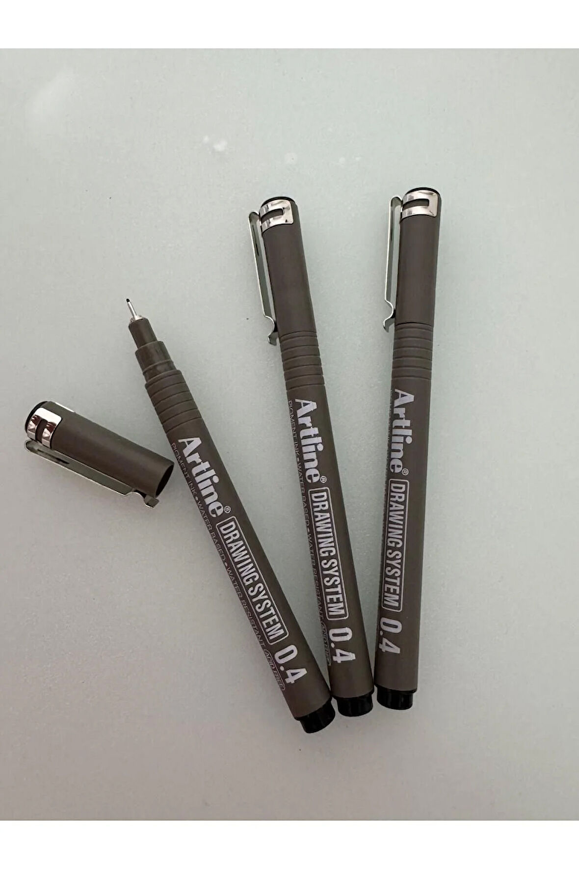 Çizim Kalemi 0.4 MM Siyah (3 adet)