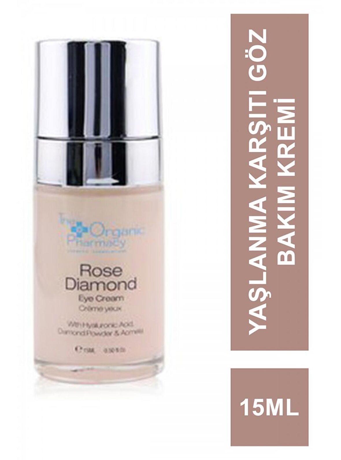 Rose Diamond Eye Cream - Elmas Tozları İçeren Yaşlanma Karşıtı Göz Çevresi Bakım Kremi 15 ml