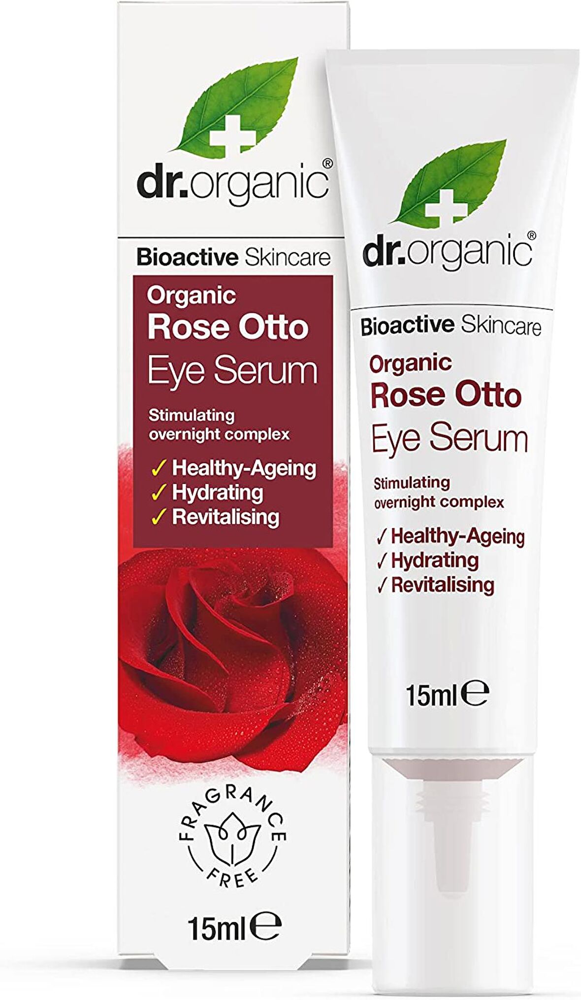 Dr. Organic Rose Otto Kırışıklık Karşıtı Göz Kremi 15 ml VEGAN