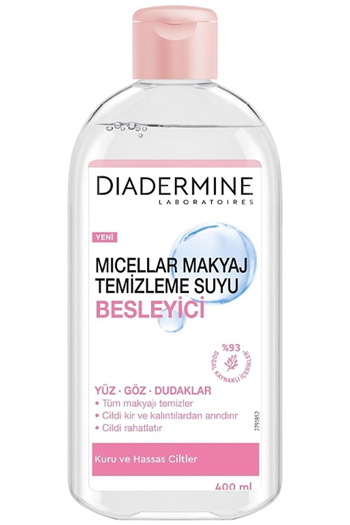Diadermine Micellar Besleyici Makyaj Temizleme Suyu 400 ml