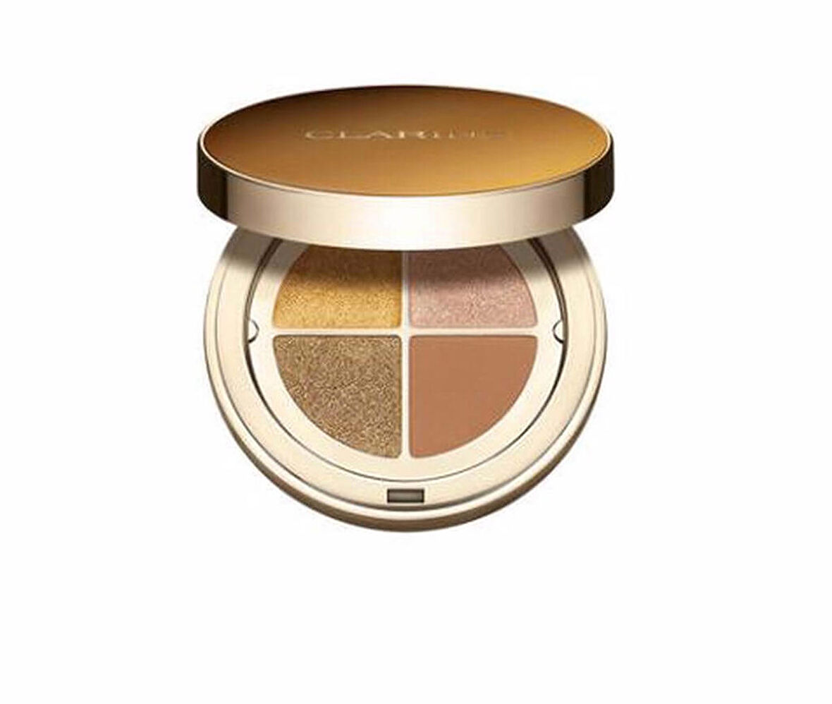 Ombre 4 Couleurs-Farklı Doku Ve Bitişlere Sahip Mat, İpeksi, Işıltılı, Parıltılı 4 Renkli Far Paleti