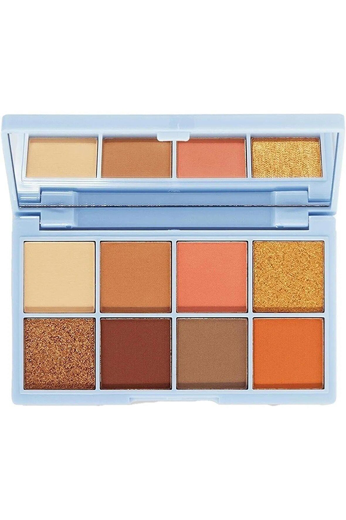 Party Pets Disco Dogs Işıltılı Gold Ton İle Birlikte 8 Sıcak Tonlu Nötr Mat İçeren Far Paleti 1.35 g