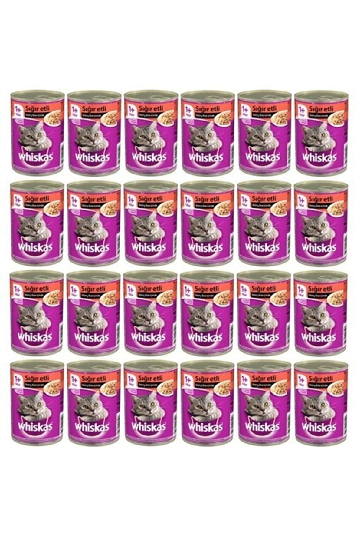 Whiskas 400 gr Biftekli (SIĞIR) Konserve 24'lü