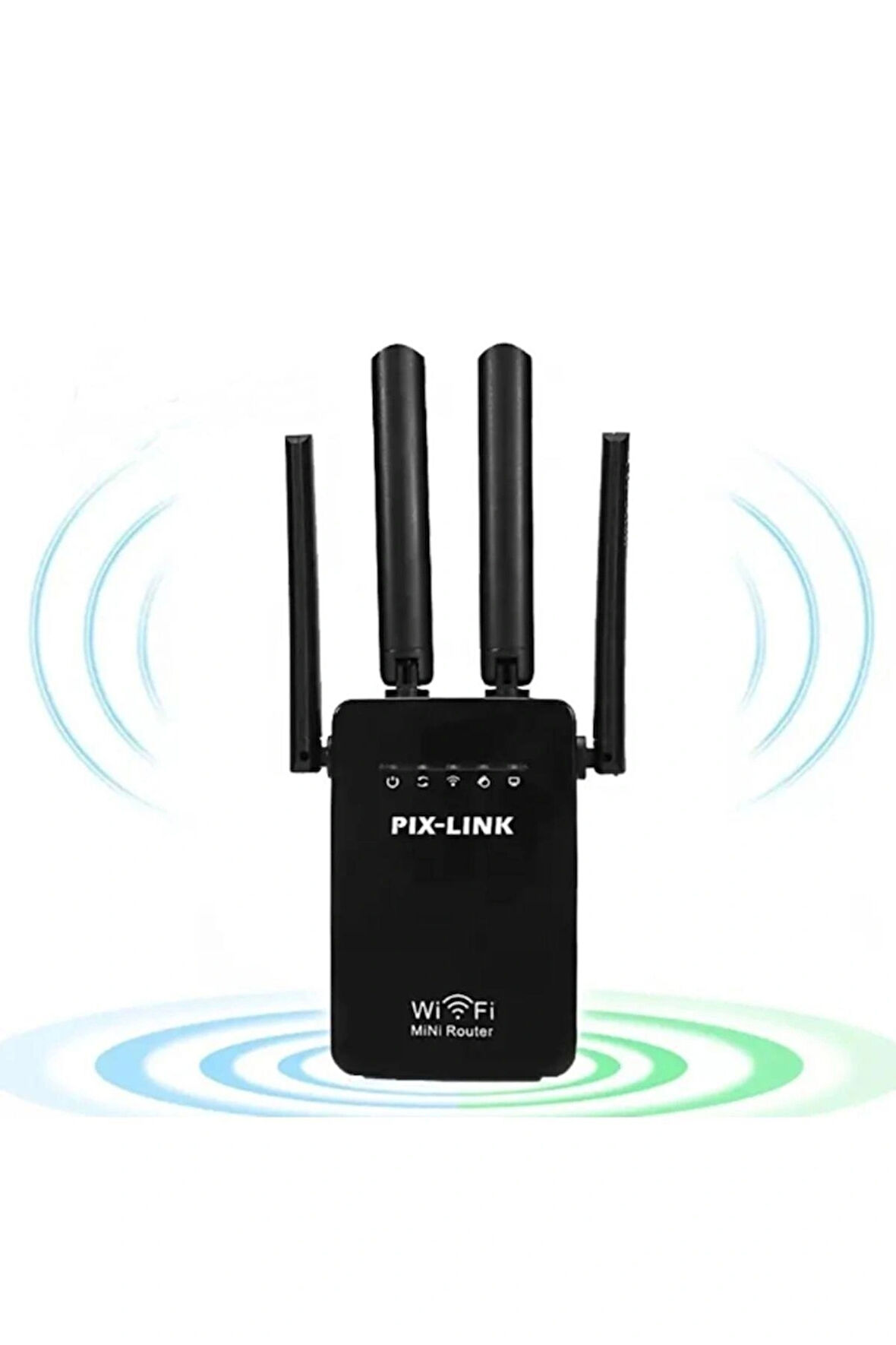 4 Antenli Wi-Fi Sinyal Güçlendirici Geniş Kapsama Alanı