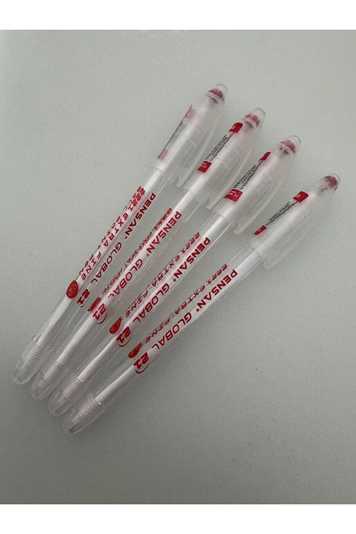 Tükenmez Kalem Global 0.5 MM Kırmızı (4 Adet)