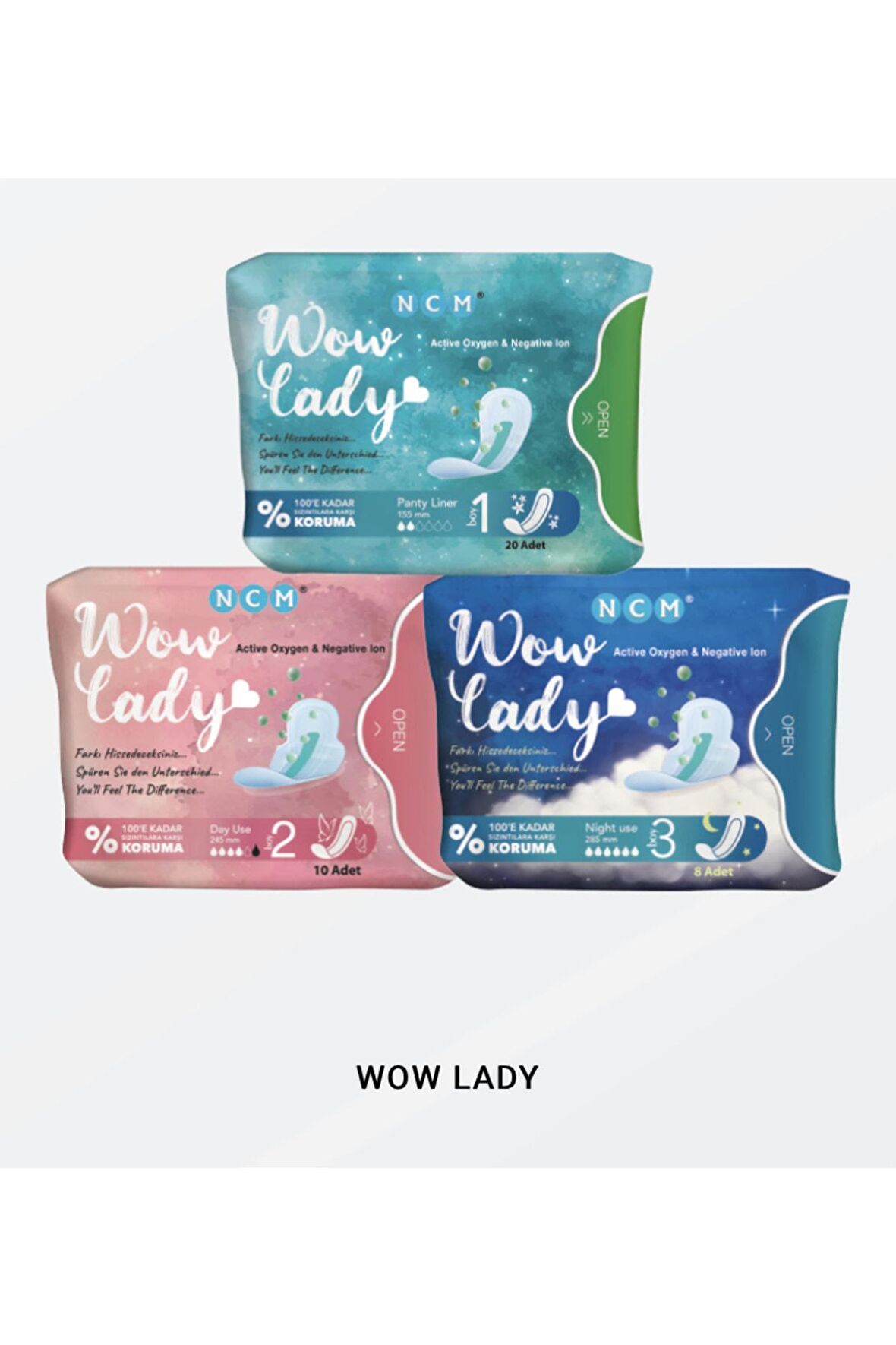 NCM International Wow Lady set ( günlük- gece -gündüz)