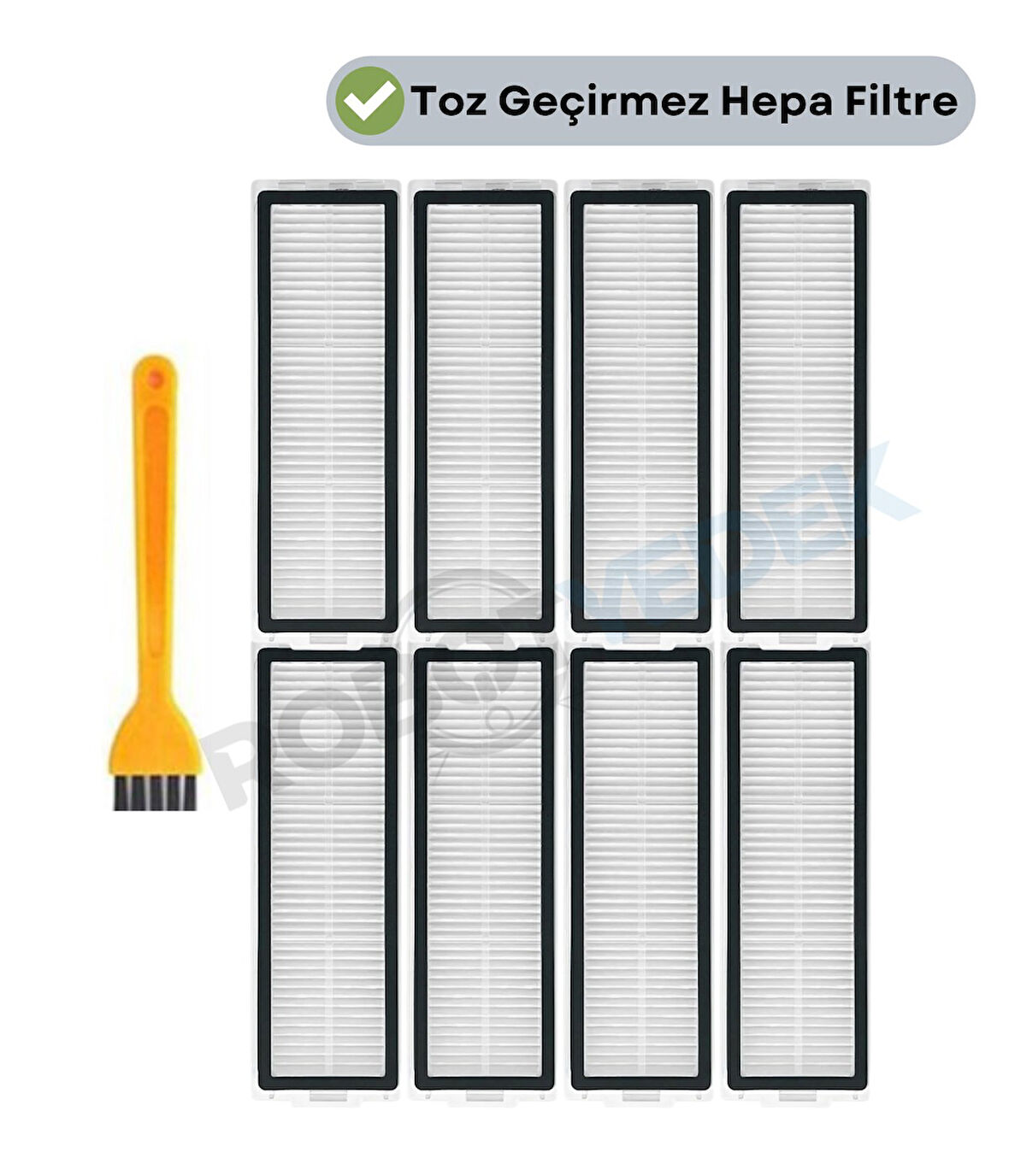 Xiaomi X20 Max X20 Pro (PLUS DEĞİL!) Uyumlu Yedek Hepa Filtre ve Temizleme Fırçası-9 Parça