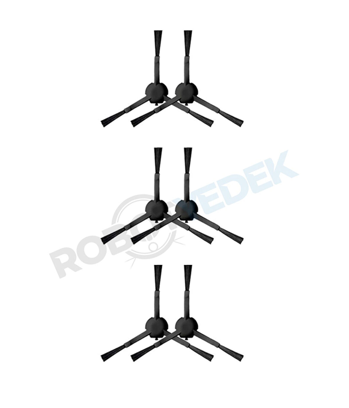 Xiaomi X20 Max X20 Pro (PLUS DEĞİL!) Uyumlu Yedek Yan Fırça-6 Adet