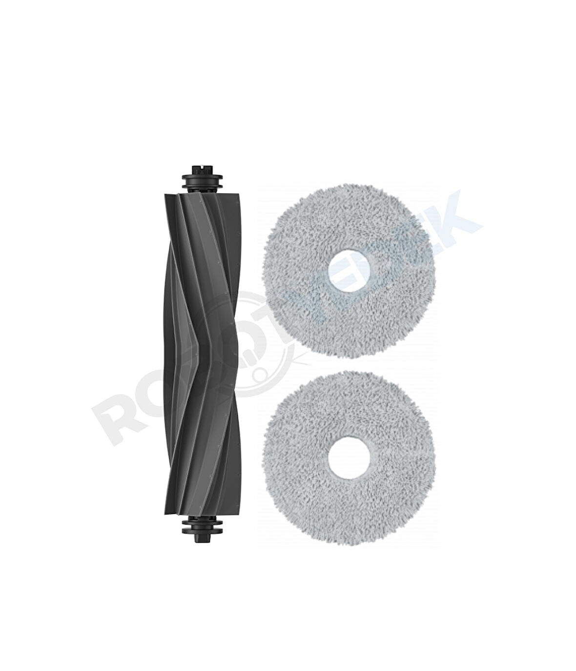 Dreame X30 Ultra Uyumlu Kauçuk Ana Fırça ve Mop-3 Parça