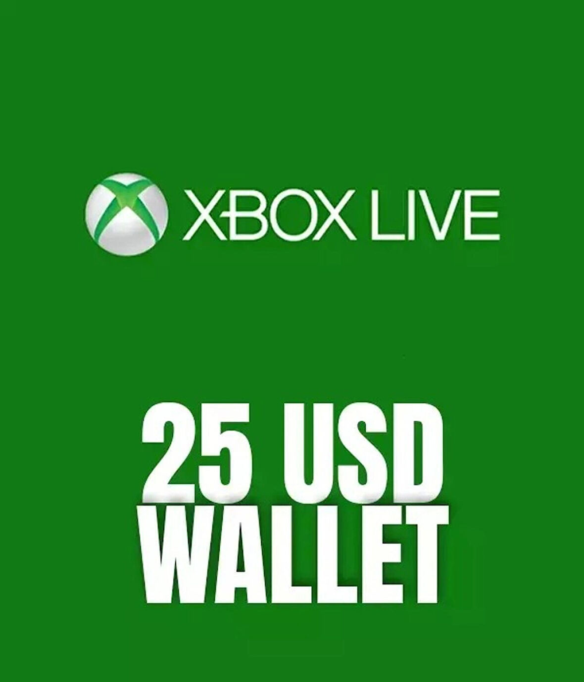 Xbox Live Gift Card 25 USD