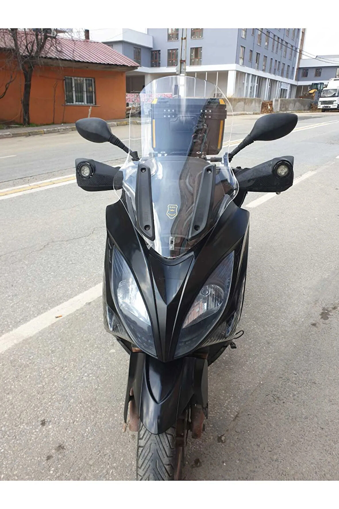Kymco Xciting 250 500 R Siperlik Ön Cam 2010 2011 Model 72cm Şeffaf Renkli 4mm UZUN CAM