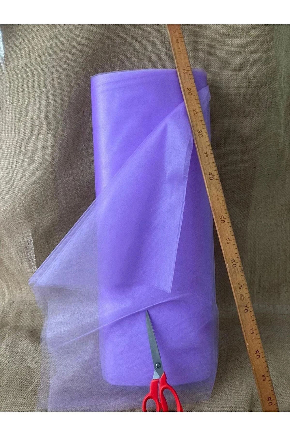 Kristal Tül Pembe 10 Metre Süsleme Tülü Eni 3 Metre Boyu 10 Metre