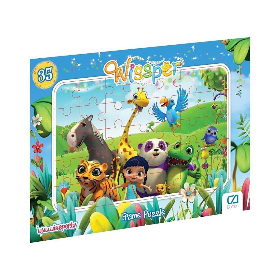 CA Games Hayvanlar 35 Parça Çocuk Puzzle