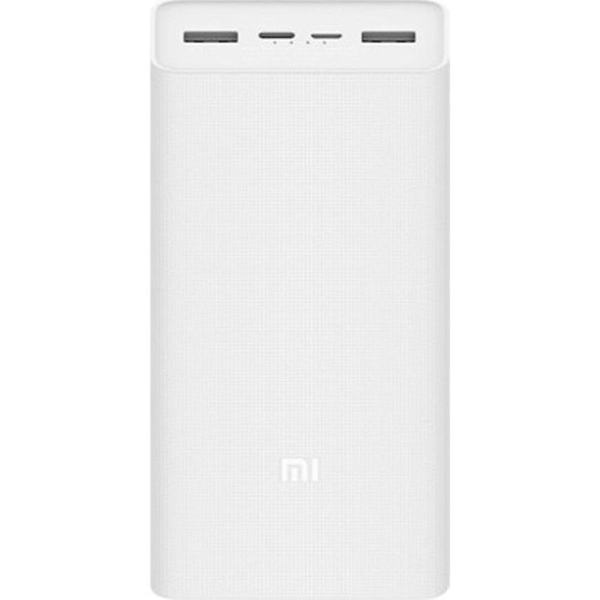 Xiaomi 30000 mAh Hızlı Şarj Powerbank Beyaz 