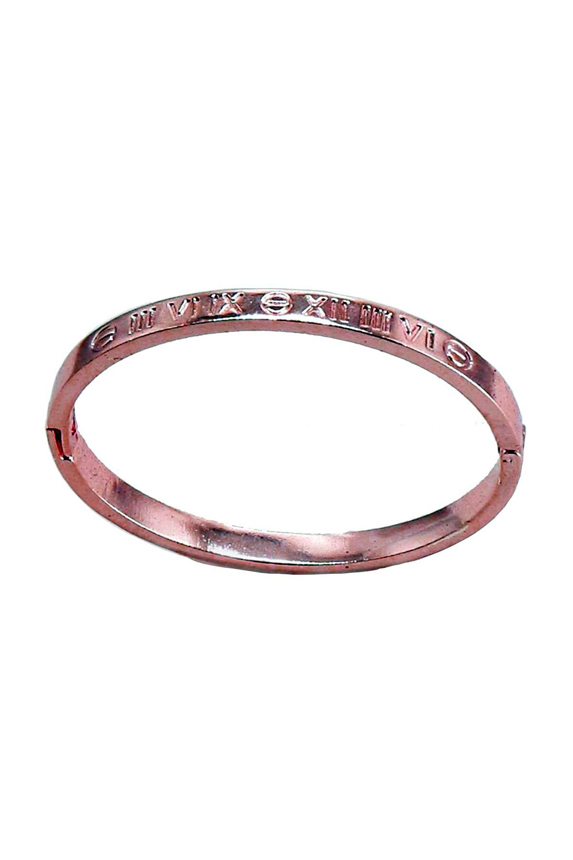 Roma Rakamlı Cartier Model Kelepçe Rose Renk - 224