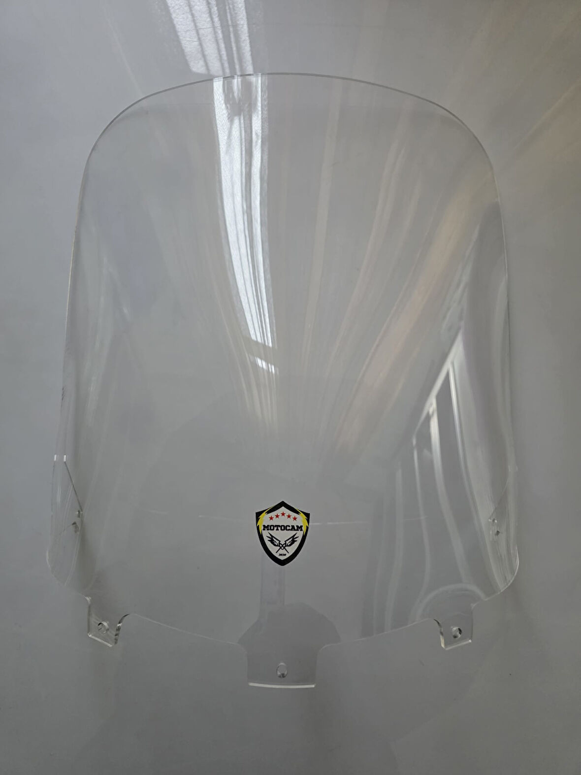 MOTOCAM Yamaha Xmax Siperlik Ön Cam 2007-2010 Model 47cm Şeffaf Renkli 4mm ORİJİNAL BOYLU