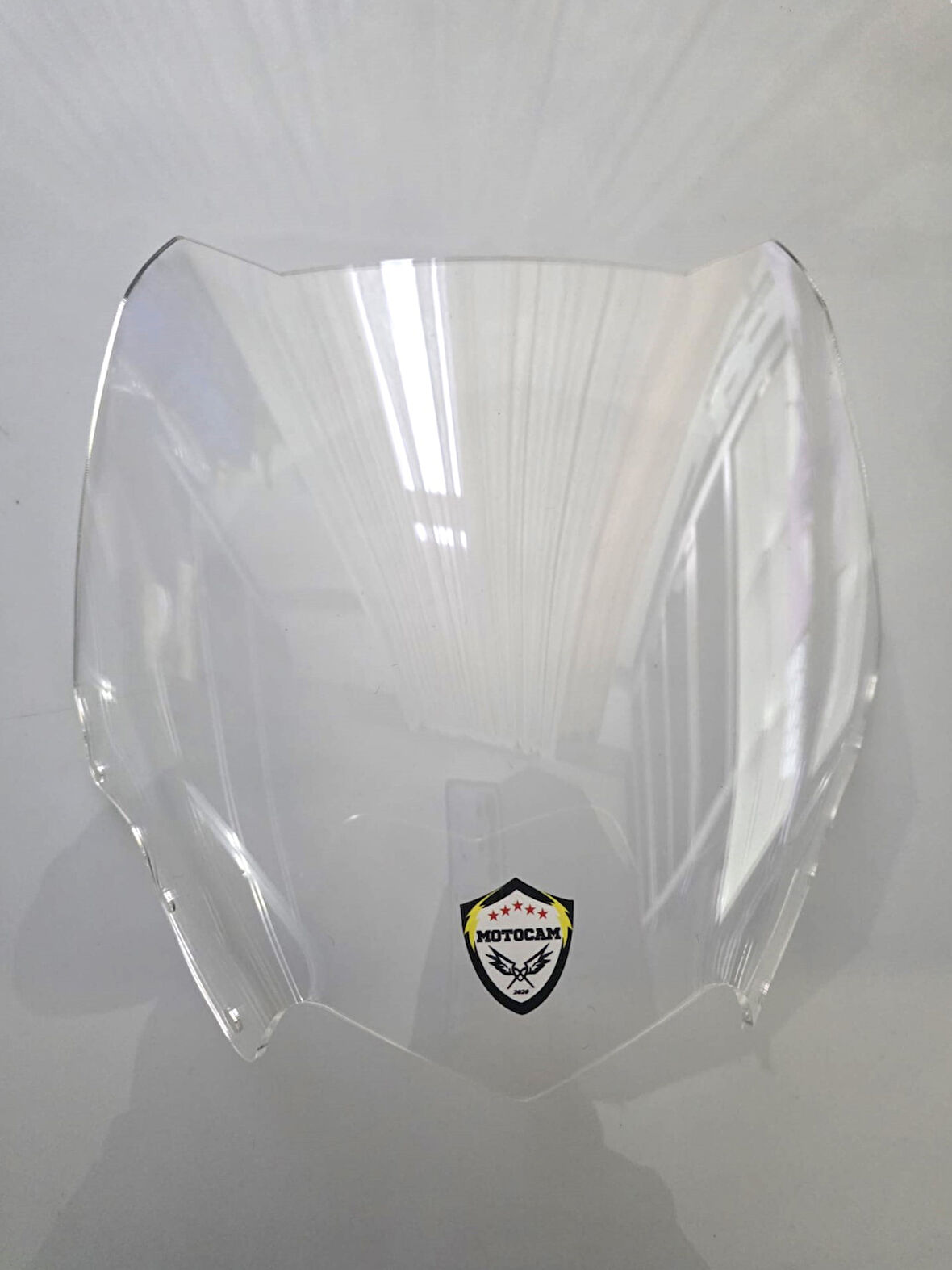 MOTOCAM Yamaha Xmax 250 Siperlik Ön Cam 2011-2013 Model 36cm Şeffaf Renkli 4mm SPORTİF