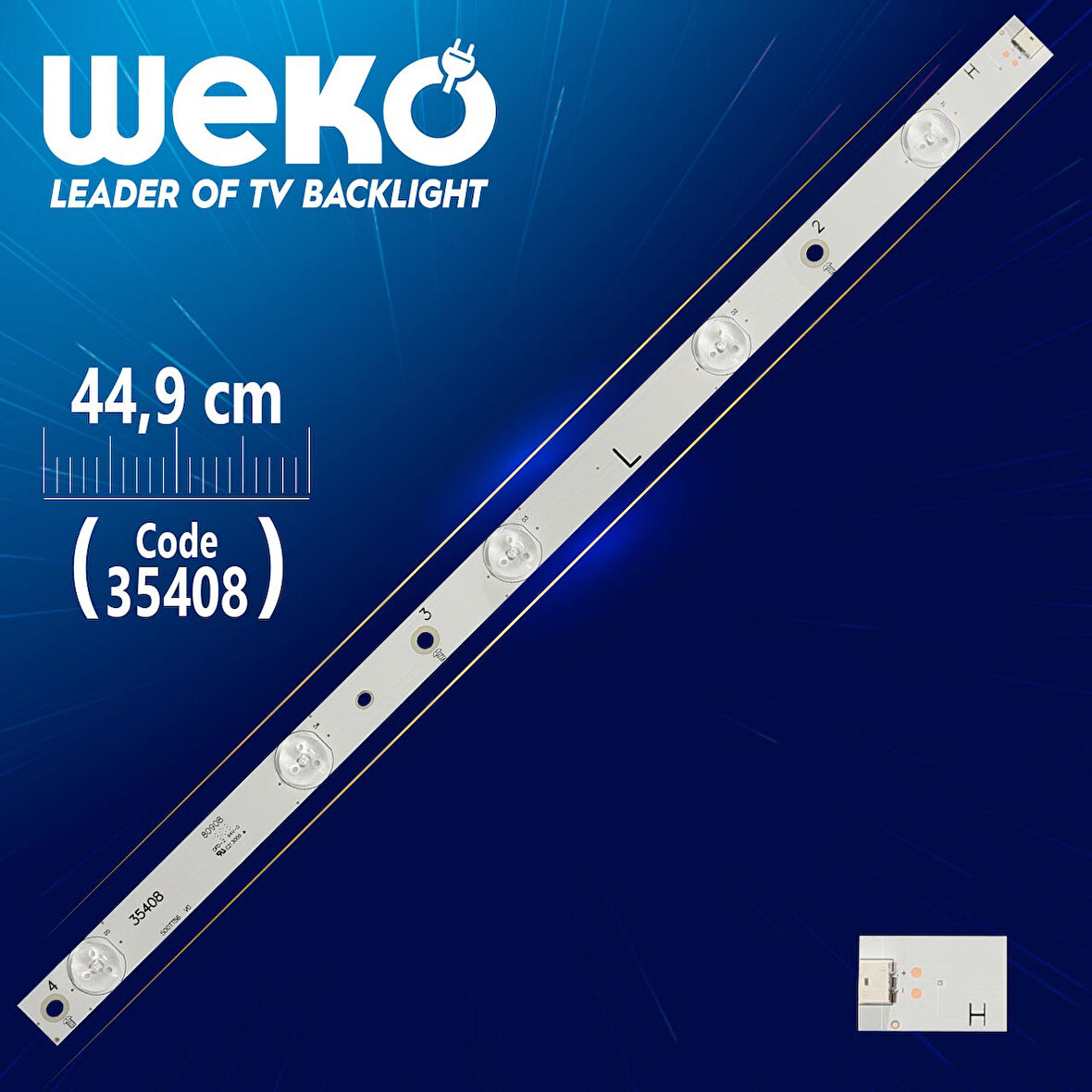 500TT56 V0 - 80908 - L TYPE YX-11800742A0 - 44.9 CM 5 LEDLİ -