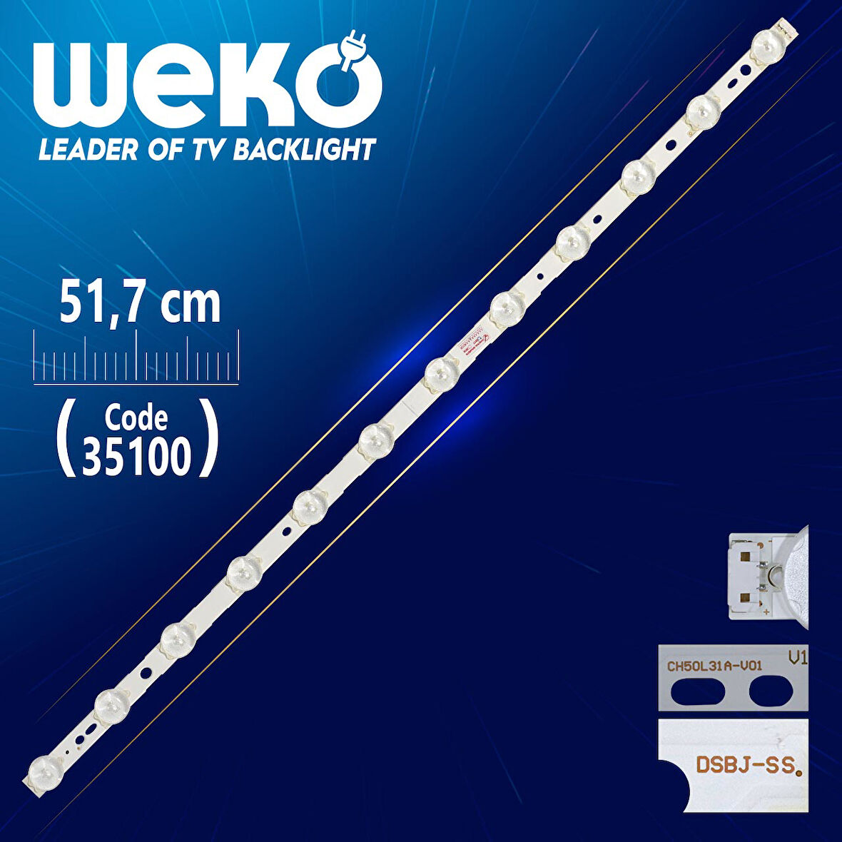 CH50L31A-V01 - DSBJ-SS - 51.7 CM 12 LEDLİ