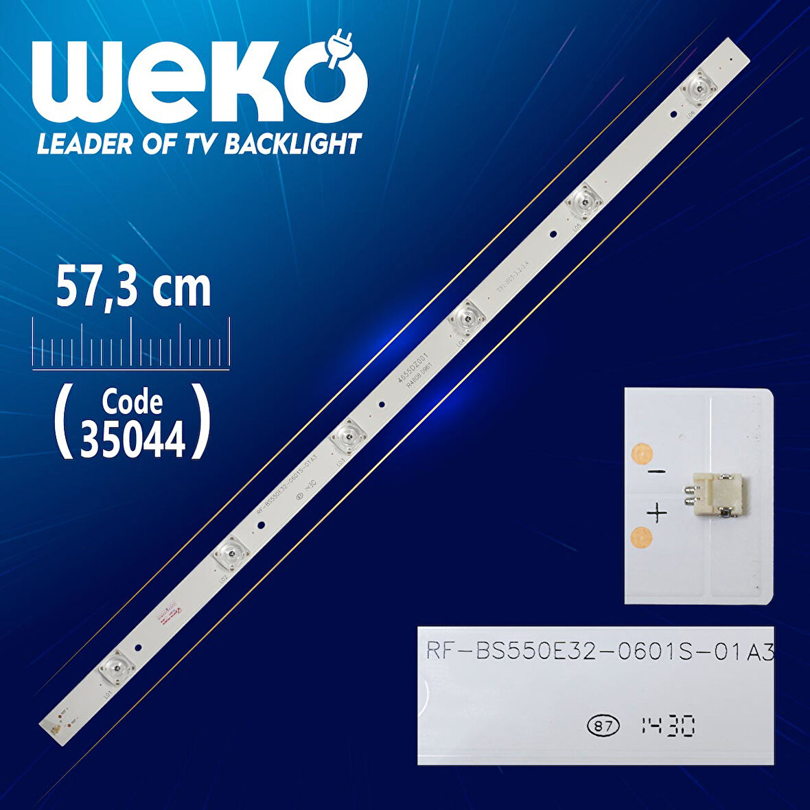 RF-BS550E32-0601S-01A3 - 4655DZ001 - R4808 0319 - 57.3 CM 6 LEDLİ -