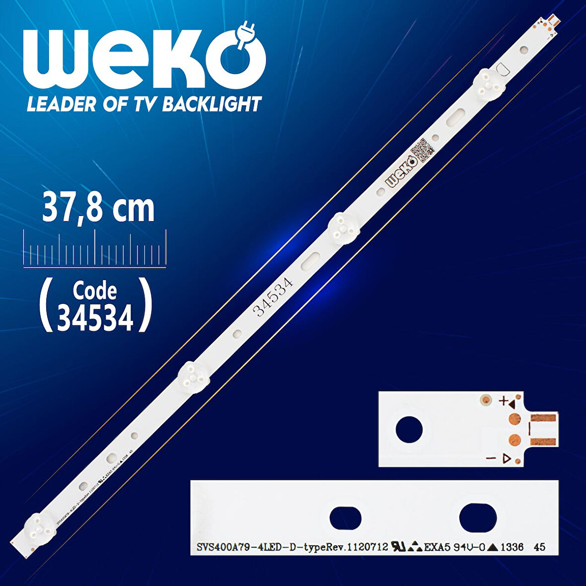 SVS400A79_4LED_D-TYPE_REV.1_120712 - 37.8 CM 4 LEDLİ -