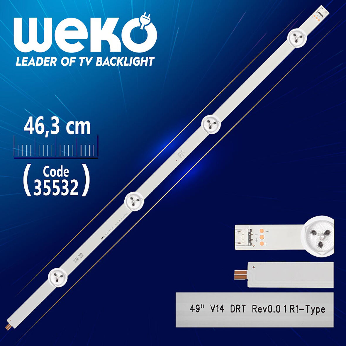 49 V14 DRT REV0.0 1 R1-TYPE - 46.3 CM 4 LEDLİ -