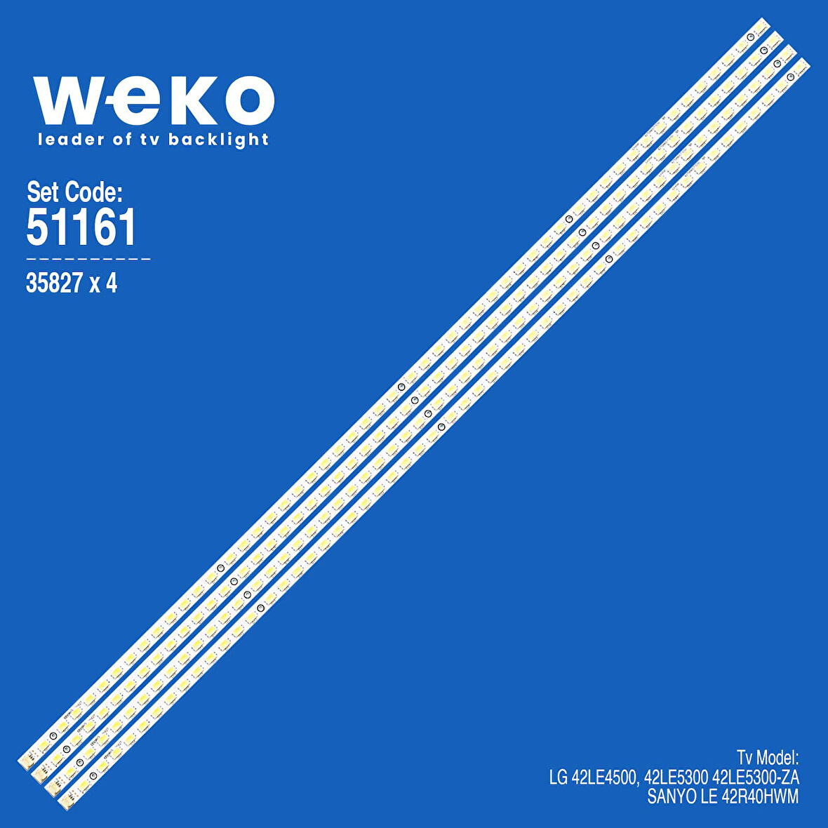 6161 35827X4 42T09-05B - TT42T09006RXD6XXB0600992 4 ADET LED BAR