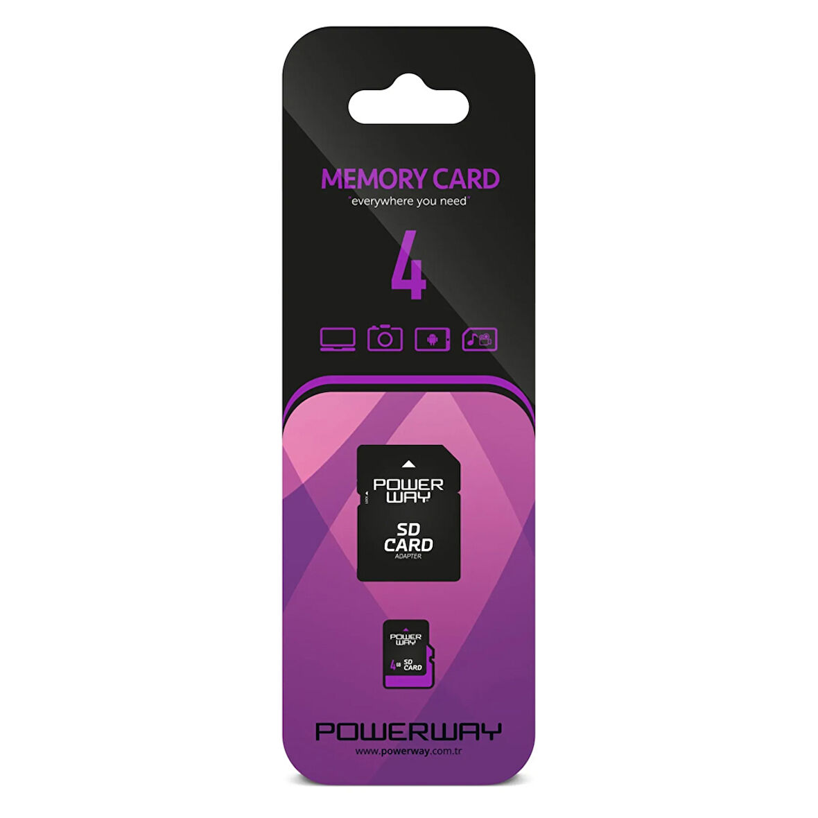 PWR-4 4 GB MICRO SD HAFIZA KARTI