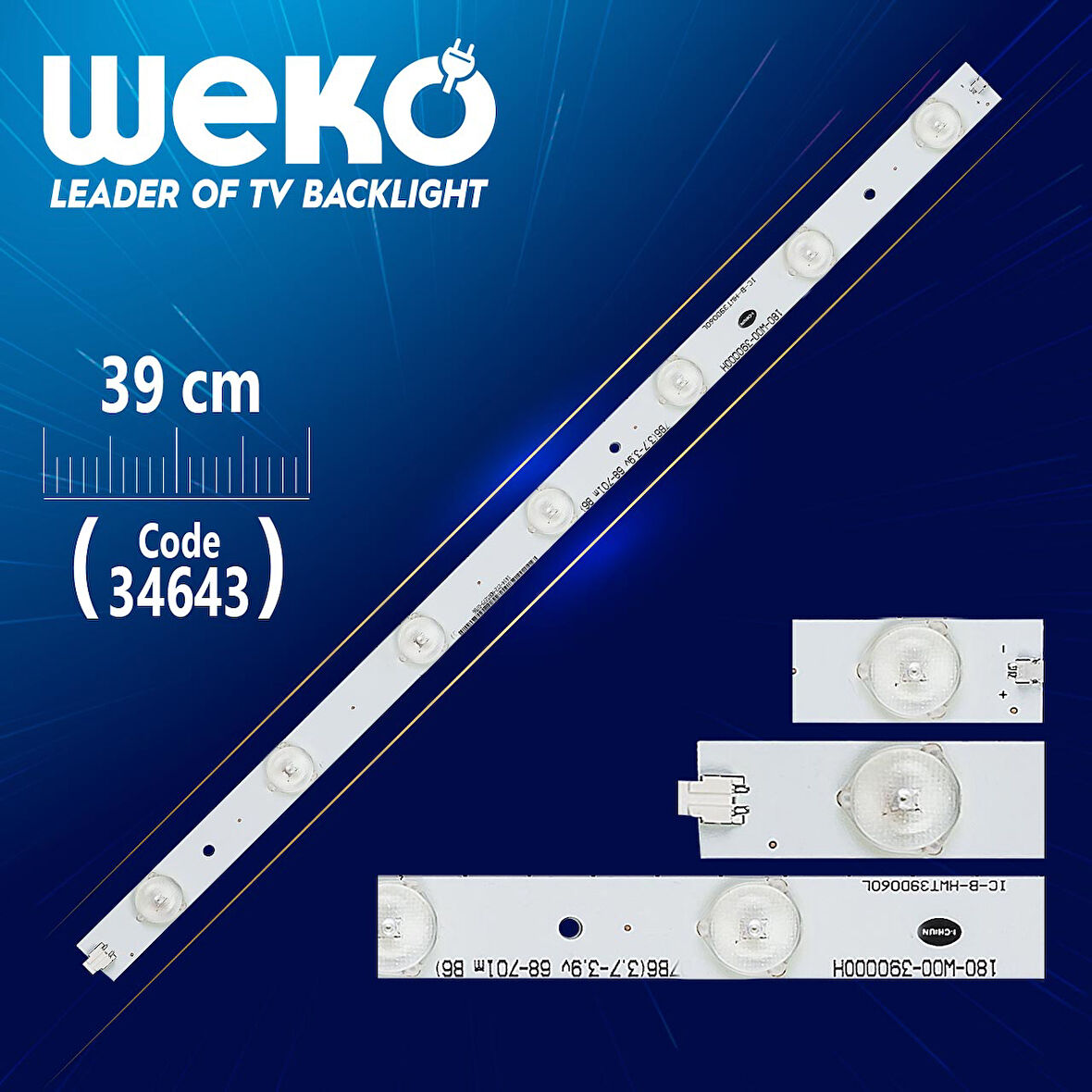 180-W00-390000H IC-B-HWT39D060L - 39 CM 7 LEDLİ -