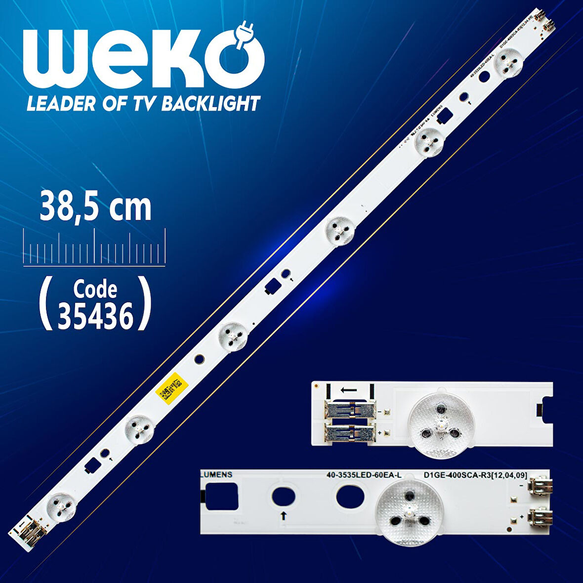 2012SVS40 3228 LEFT06 REV1.5 120412 - 38.5 CM 6 LEDLİ - BAKIR