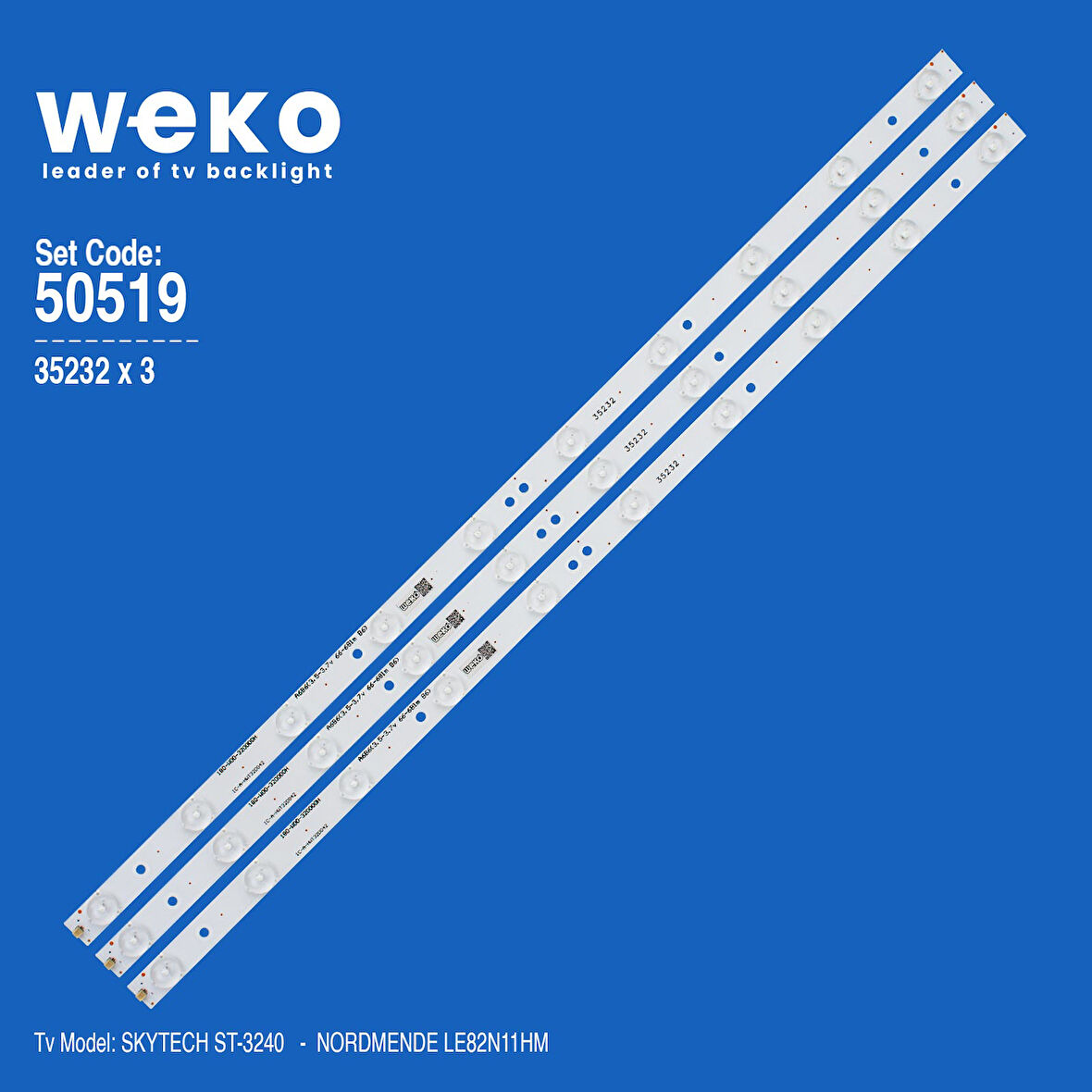 5519 35232X3 IC-A-HWT32D042 - 180-W00-320000H 3 ADET LED BAR