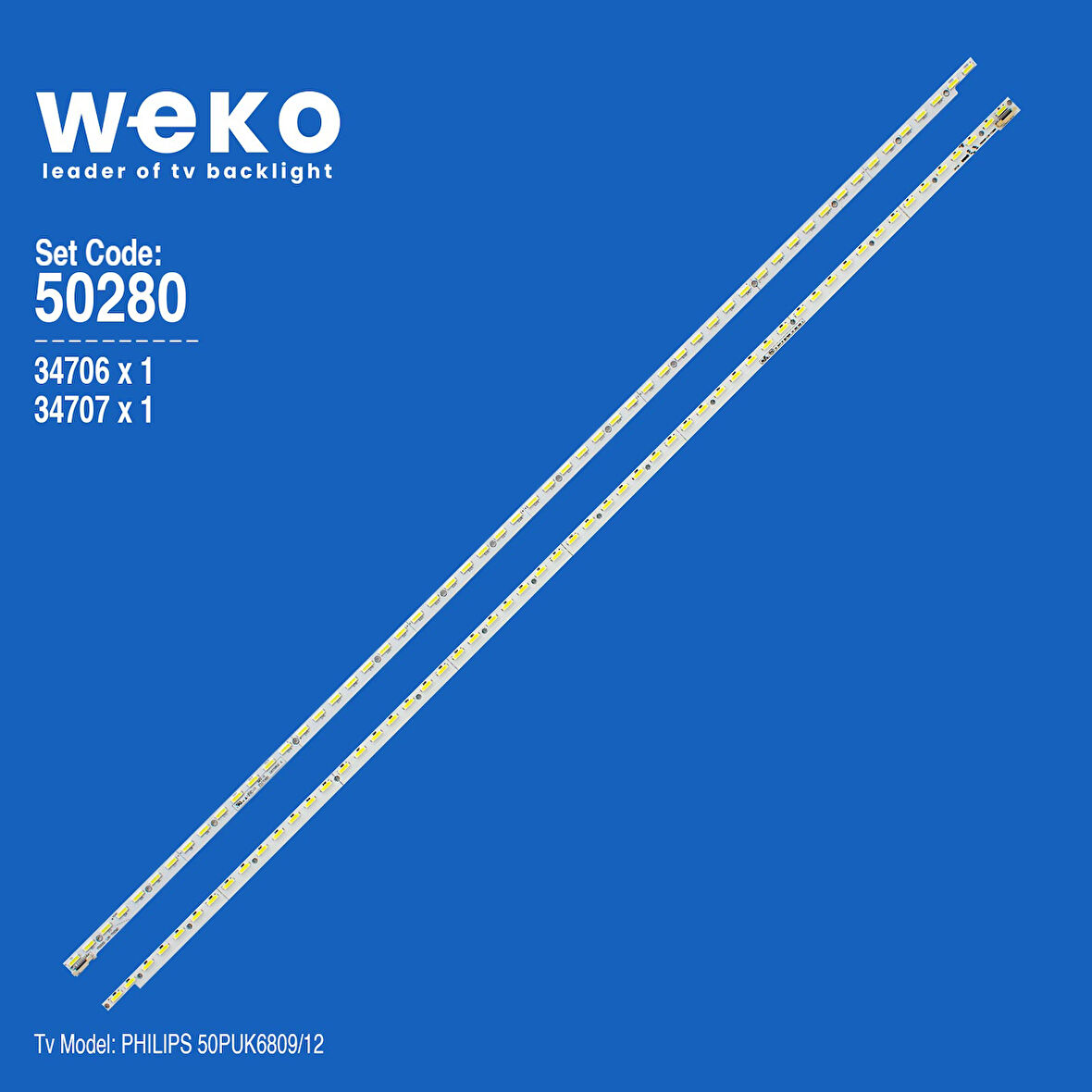 5280 34706X1 34707X1 V500D2-LS1 2 ADET LED BAR