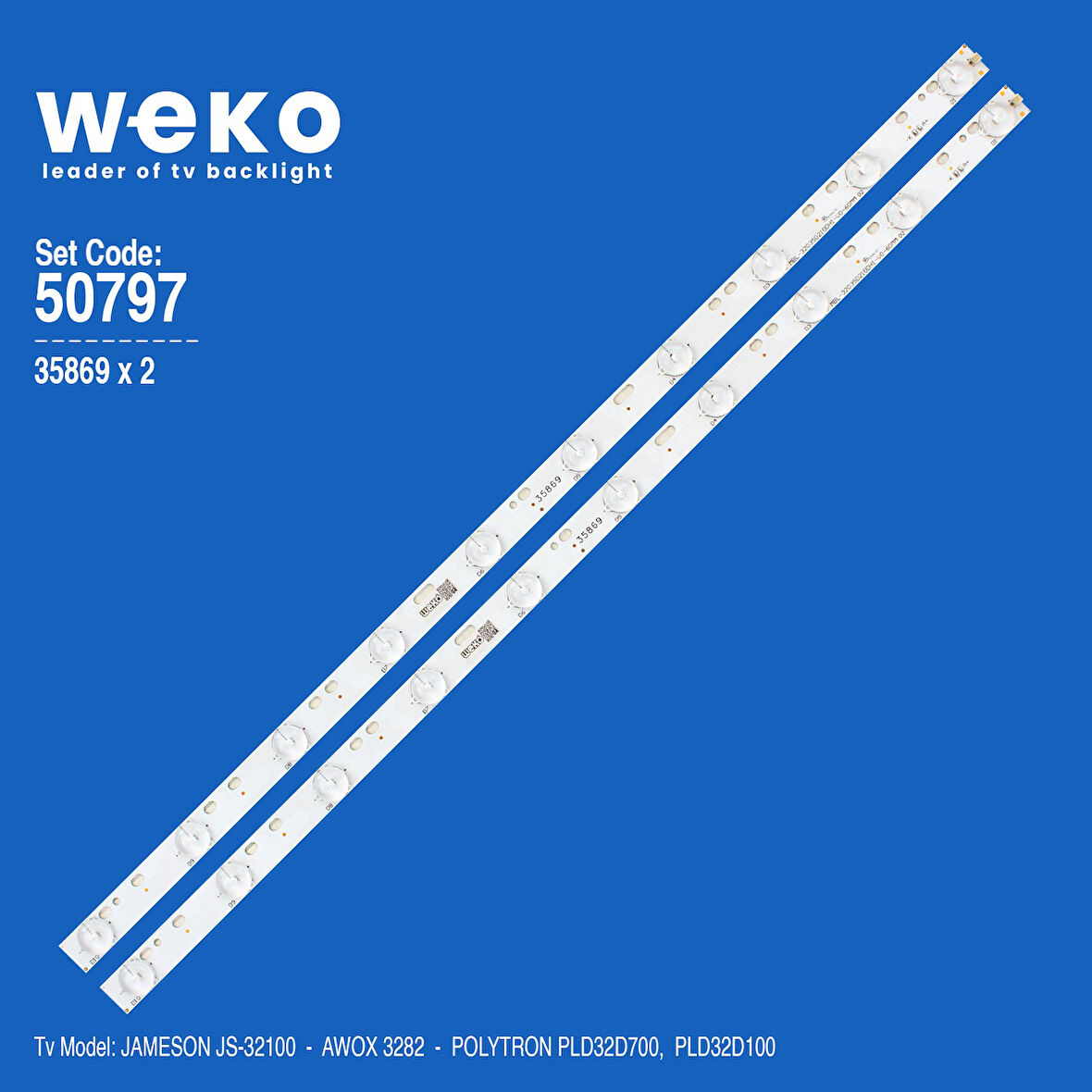 5797 35869X2 MBL-32035D210DH1-V0-60MM 2 ADET LED BAR