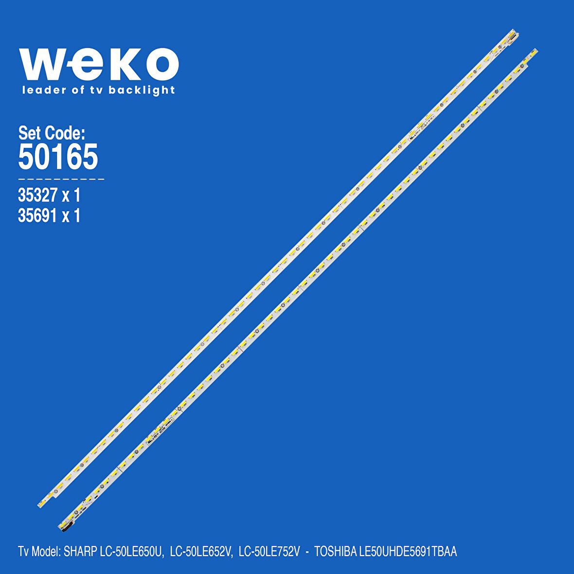 5165 35327X1 35691X1 V500H1-LS6 2 ADET LED BAR