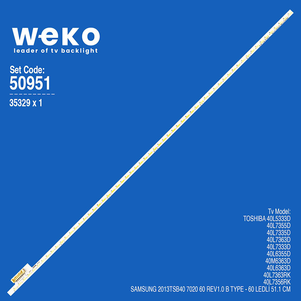 5951 35329X1 2013TSB40 7020 60 REV1.0 B TYPE 1 ADET LED BAR