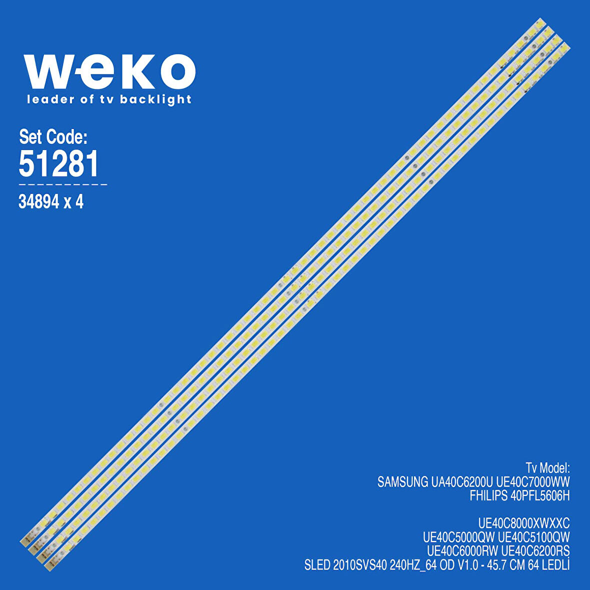 6281 34894X4 SLED 2010SVS40 240HZ_64 OD V1.0 4 ADET LED BAR