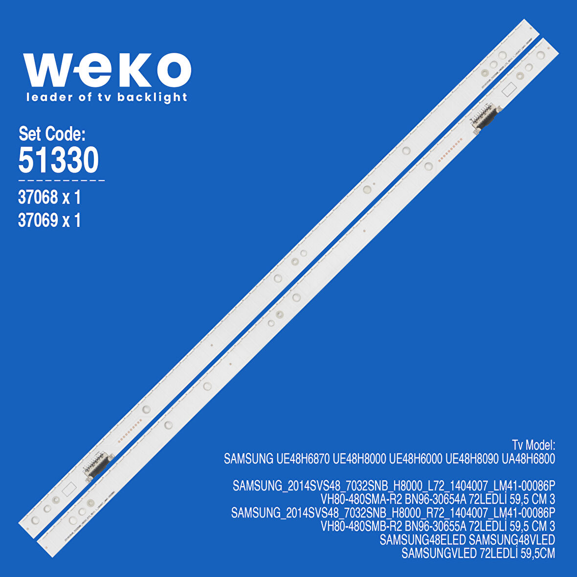 6330 37068X1 37069X1 VH80-480SMA/B-R2 2 ADET LED BAR
