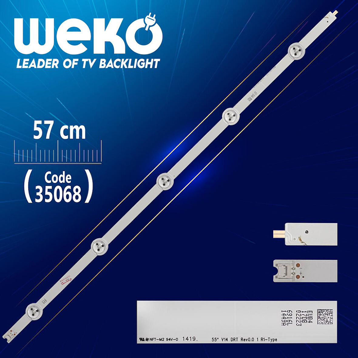55 V14 DRT REV0.0 1 R1-TYPE - 57 CM 5 LEDLİ -