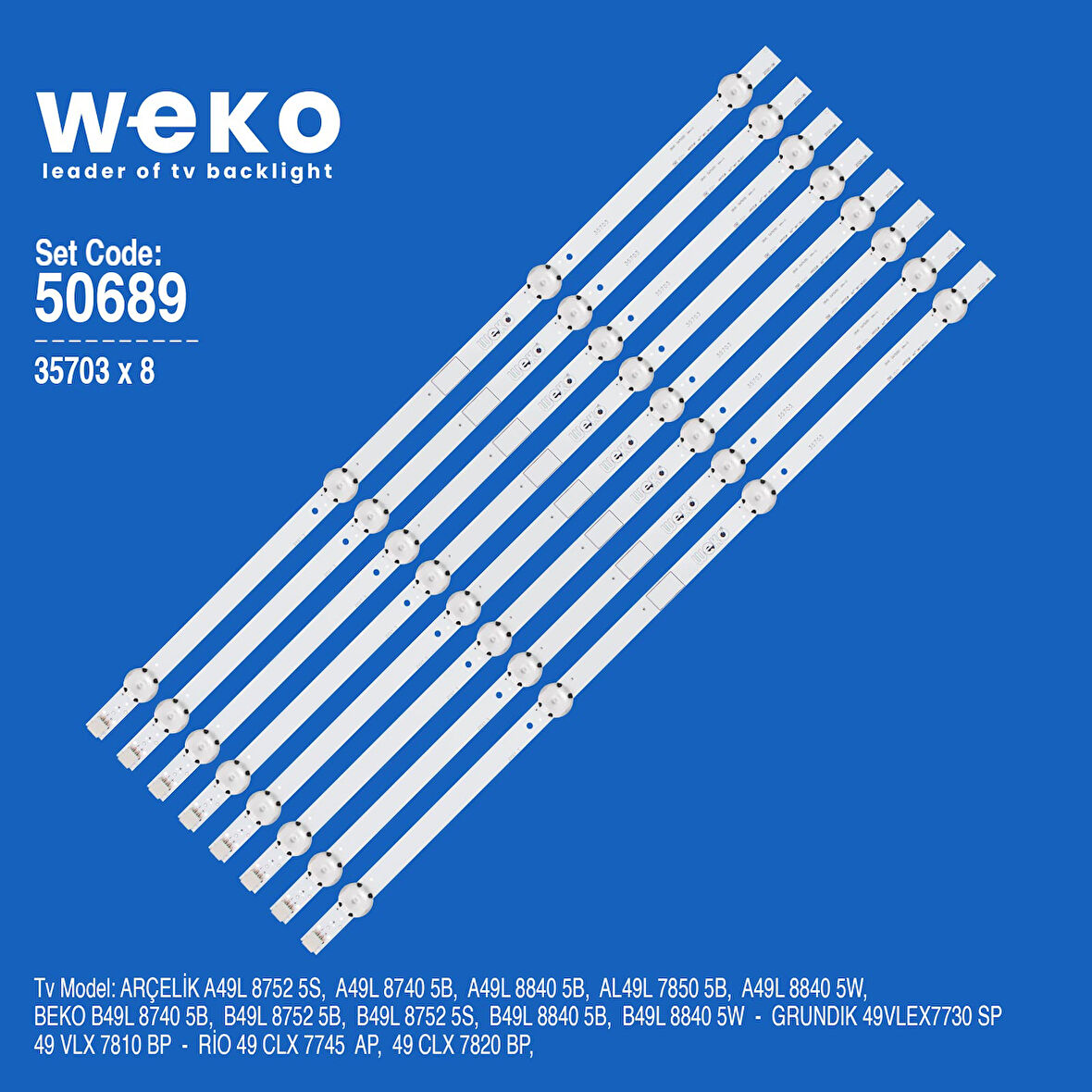 5689 35703X8 49 DRT_REV0.1 - ZVA65600-AA 8 ADET LED BAR