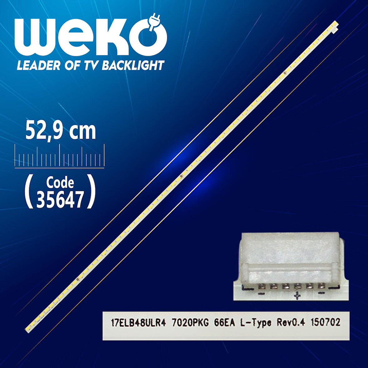17ELB48ULR4 7020PKG 66EA L-TYPE REV0.4 - 52.9 CM 66 LEDLİ -