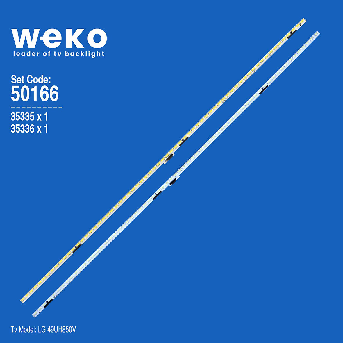 5166 35335X1 35336X1 49 V16 AS1 2475-76 2 ADET LED BAR