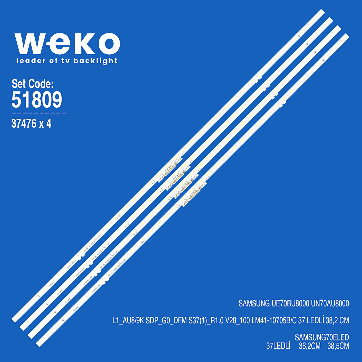 6809 37476X4 L1_AU8/9K SDP_G0_DFM S37_R1.0 V28_100 4 ADET LED BAR