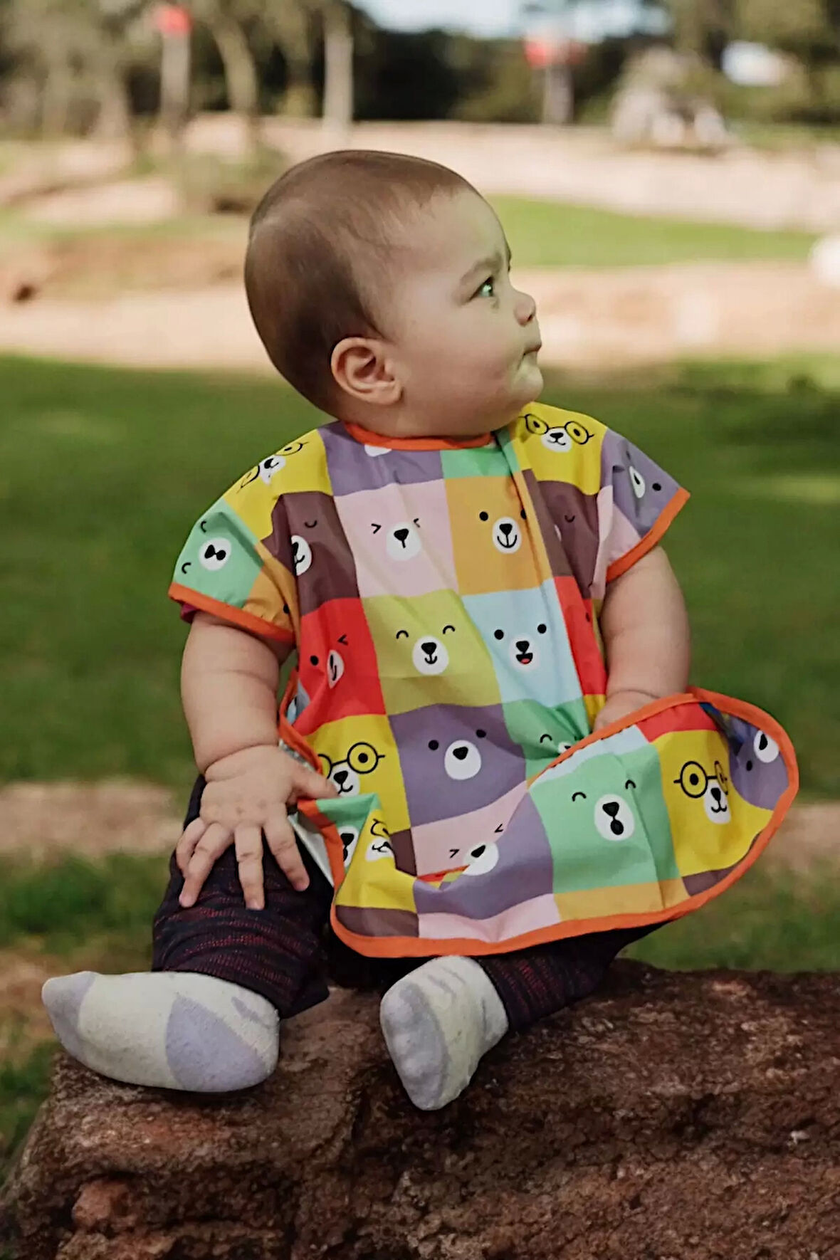 Candar Colour Bear'S Kolsuz Sıvı Geçirmez Aktivite Ve Önlüğü 6-24 Ay