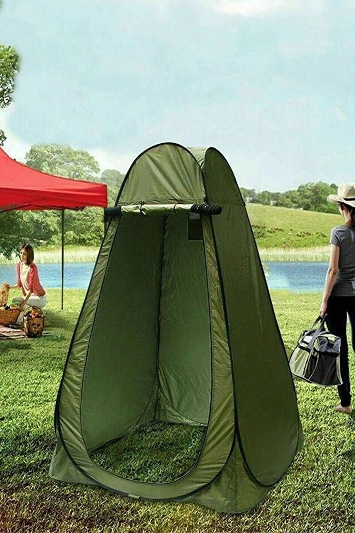 Çok Amaçlı Kamp Alanı Duş Giyinme Wc Prova Kabini