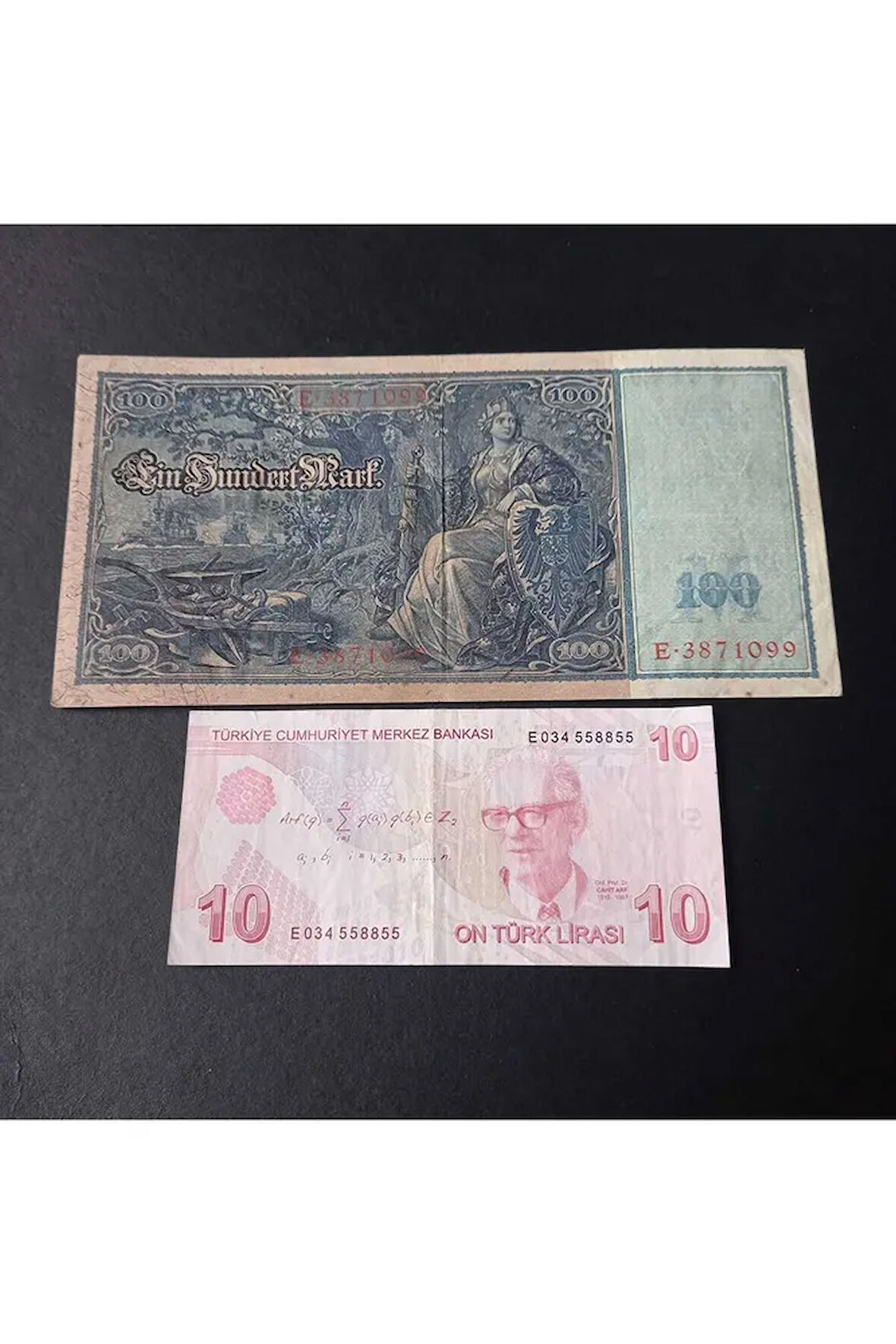 1910 almanya berlin 100 mark ÇT+ eski yabancı kağıt para
