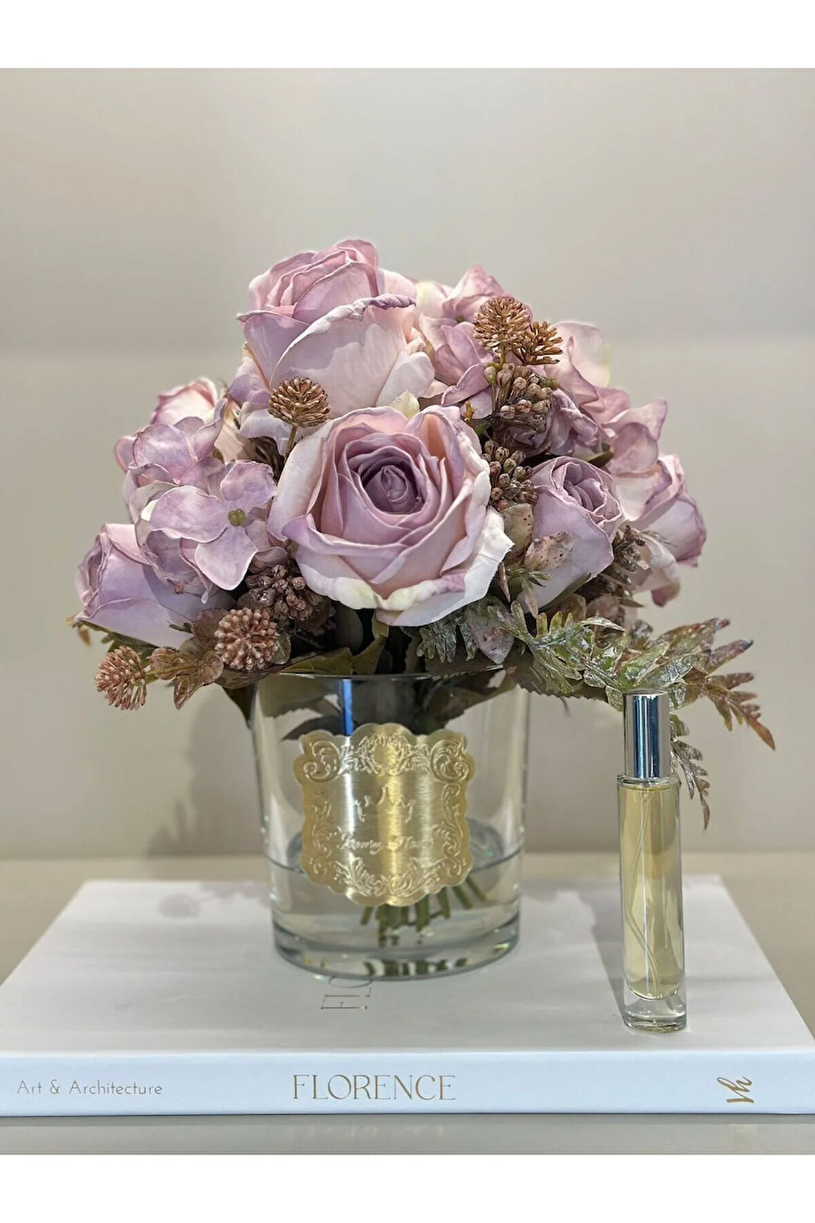 Yapay Güllü Lüx Vazo No:1